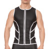Barcode Berlin Veste sans manche Robin Noir-Blanc